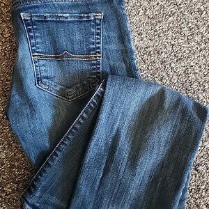 Denim & Supply Jeans Women's 27 x 30 Straig Blue Fade Stretch Denim Ralph Lauren